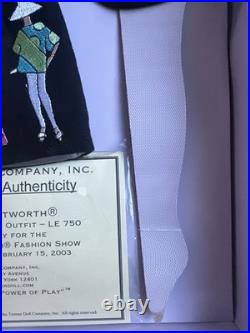 Tonner Tyler Wentworth 2003 SKETCHBOOK SAVVY Toy Fair Special 16 Doll Outfit LE