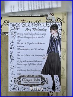 Tonner VDC Ellowyne Wilde Any Wednesday Wednesday Addams Inspired 16 Doll Le