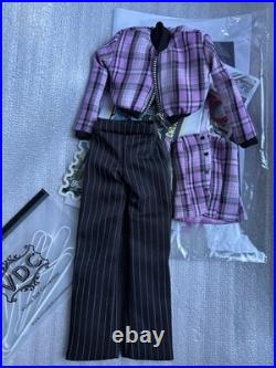 Tonner VDC Ellowyne Wilde Back To The Bay Purple Plaid 16 Doll Outfit New