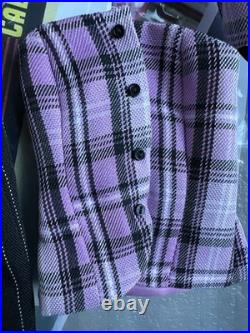 Tonner VDC Ellowyne Wilde Back To The Bay Purple Plaid 16 Doll Outfit New