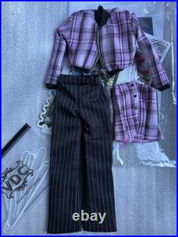 Tonner VDC Ellowyne Wilde Back To The Bay Purple Plaid 16 Doll Outfit New