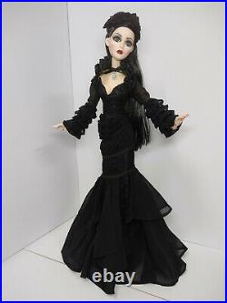 Tonner WI Evangeline Ghastly Nocturnal Doll 18 Wearing Dark Glamour Outfit