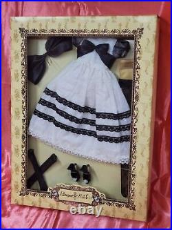 Tonner doll Ellowyne Wilde Romance Outfit NIB black and white golden sheen