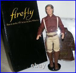 Tonner male doll tv/movie Firefly Serenity Captain Malcolm Reynolds with Browncoat