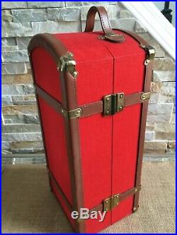 Vintage TONNER Red 16 Tall BETSY McCALL Wardrobe Trunk CASE for Doll & Outfits