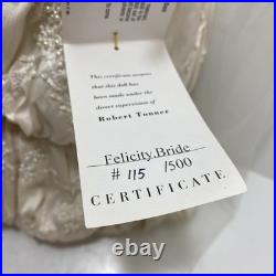 Vintage Tonner 19 FELICITY Bride Doll Wedding Dress Limited Edition 115/500 Vintage Tonner 19 FELICITY Bride Doll Wedding Dress Limited Edition 115/500