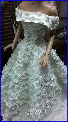 Wedding Outfit for Toner 22'' American Model doll