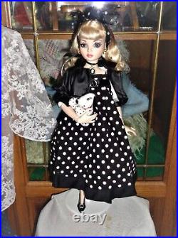 Xrare-ellowyne Wilde Dots Enough Outfit-new, Modeled Only-with Puppy! No Doll